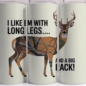 Nature & Mens Themed 20oz Sublimated Stainless Steel Tumbler with Lid & Straw